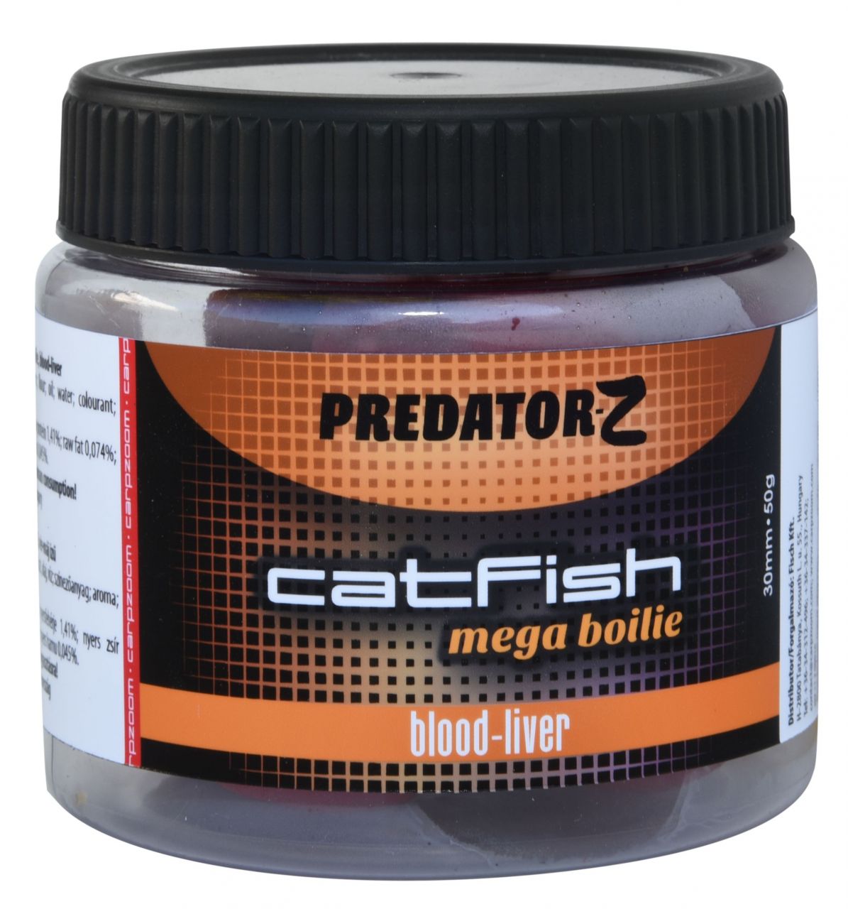 Carp Zoom Predator-Z Catfish Mega harcsázó bojli 