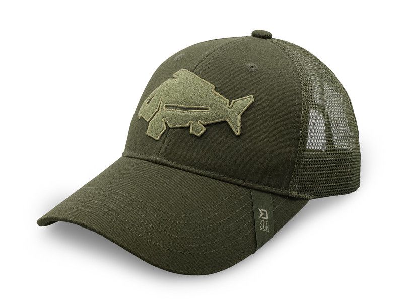 Delphin Outline Carp Trucker baseballsapka