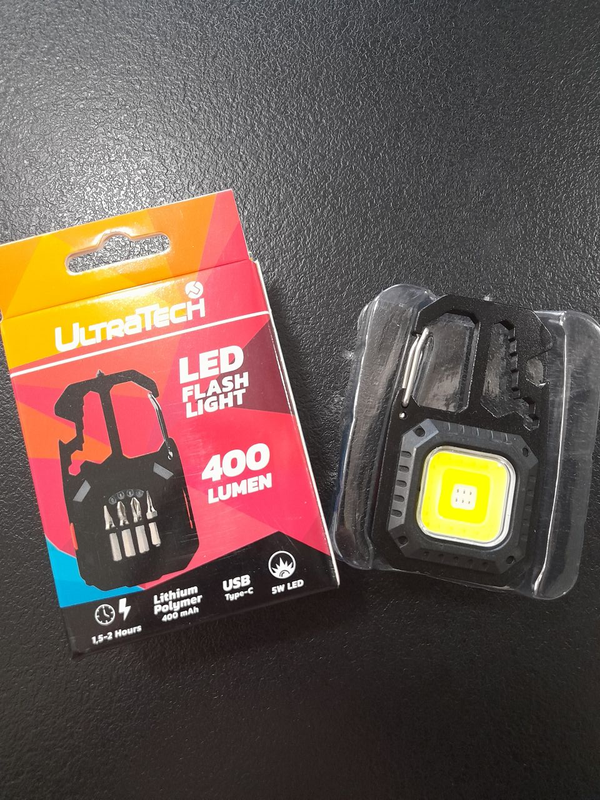 UltraTech Led Flashlight tölthető multifunkciós lámpa