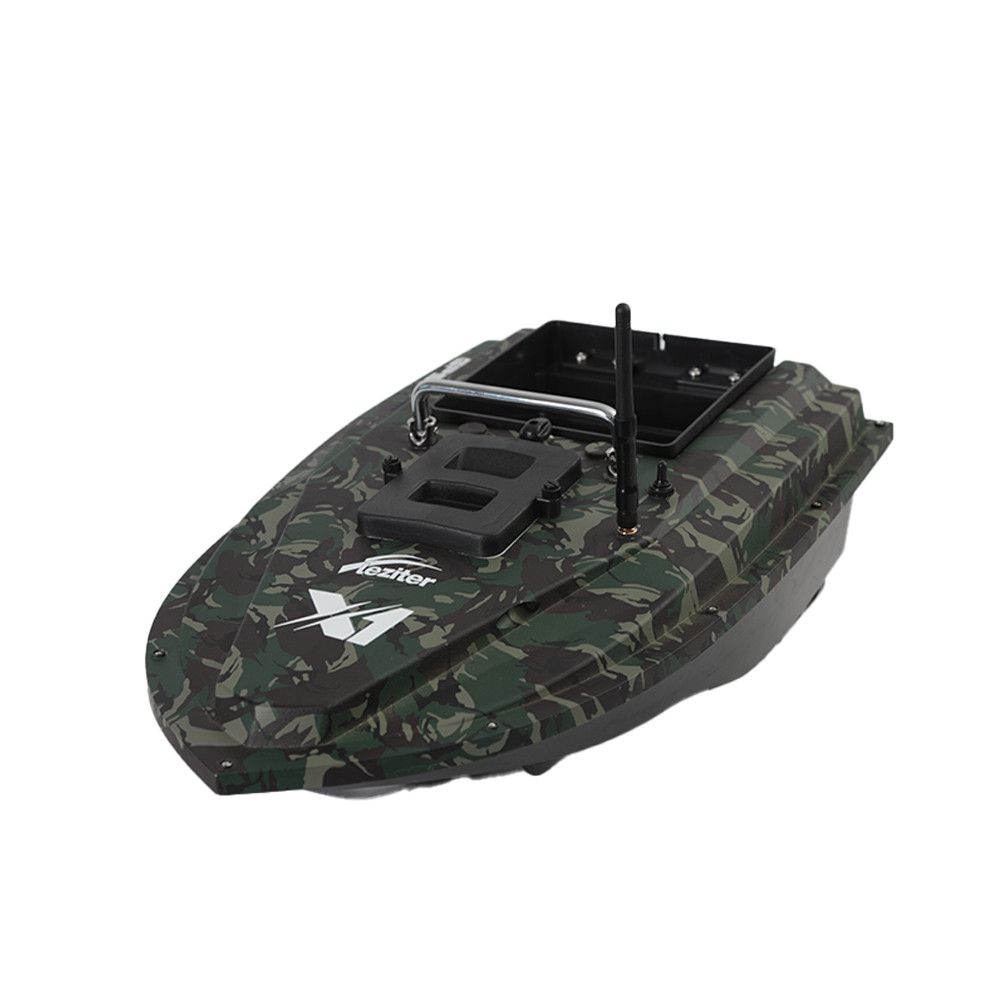 Leziter X1 GPS+4G Terepszínű Etetőhajó