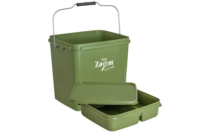 Carp Zoom szögletes vödör+tálca 