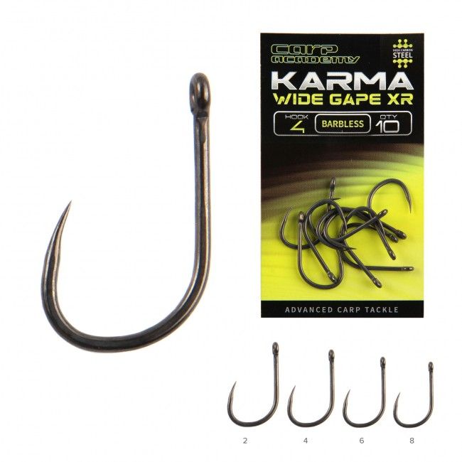 Carp Academy Wide Gape XR Barbless 