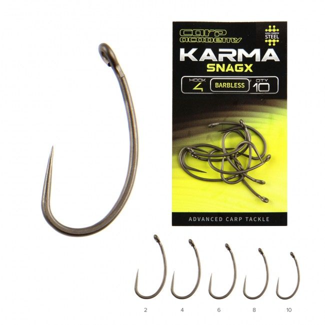 Carp Academy Karma Snag-X Barbless 