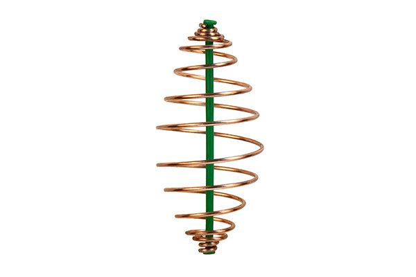 Silver Carp busázó csúszó spirál etetőkosár 